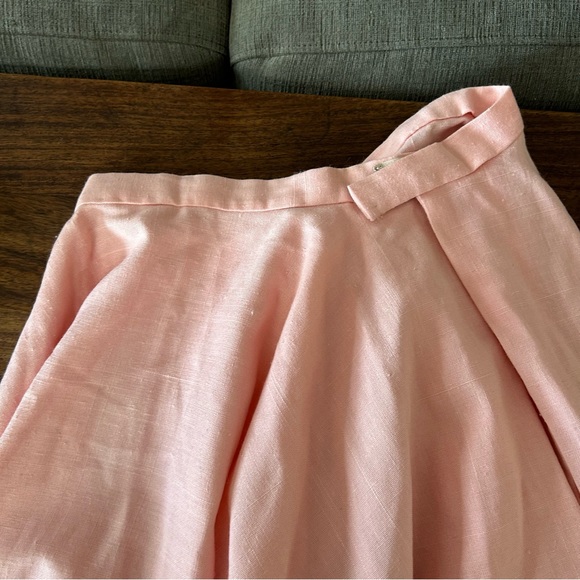 Doranle vintage handmade poodle skirt 50d girl costume authentic pink b&w - Picture 2 of 5